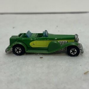 VTG 1976 Hot Wheels Green '31 Doozie w/ Blue Window 1:64‎ Diecast No Top
